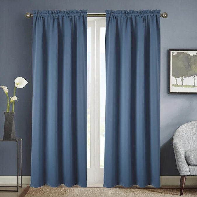 CURTAIN PNLS CURTNWK SOLID TEAL