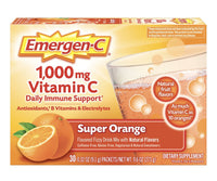 
              Emergen-C – Poudre de Vitamine C 1000 mg – Saveur Super Orange
            