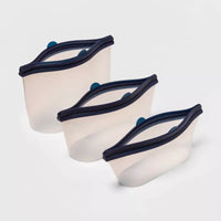 Set of 3 Reusable Silicone Bags - Made By Designâ„¢