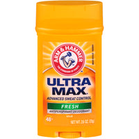 ARM & HAMMER Ultra MAX Deodorant- Fresh- Solid Wide Stick 73g