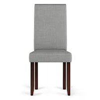 
              Simpli Home Acadian Fabric Parson Dining Chair in Light Beige (Set of 2)
            