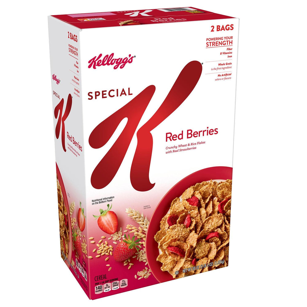 Kellogg's Special K Breakfast Cereal, Red Berries 38 oz./1.07 Kg DLC:20OCT21