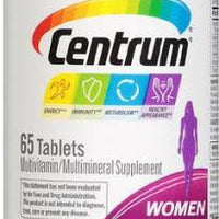 Centrum Women MultiVitamin /Multiminetal-- 65 Tablets DLC: MAR-23