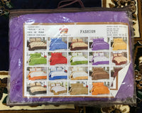 
              3pcs Couverture 3 Places Dimension 2.2x2.4m-Taie D’oreiller: 60x80cmx2
            