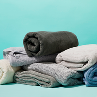 
              Hotel Style Turkish Cotton Textured Bath Towel Collection, Bath Towel, Teal - 1
            