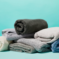 Hotel Style Turkish Cotton Textured Bath Towel Collection, Bath Towel, Teal - 1