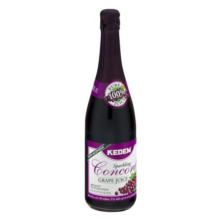 Kedem Sparkling Grape Juice - Concord 25.4 oz. ( Multi-Pack) DL: 08/08/23