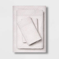 
              King Easy Care Printed Sheet Set Geo Chevron - Room Essentials™
            