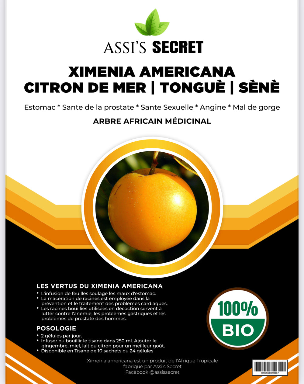 Assi's Secret Ximenia Americana - Tongue - Sene 10 sachets