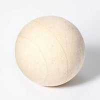 4" Boule décorative en pierre et bois naturel