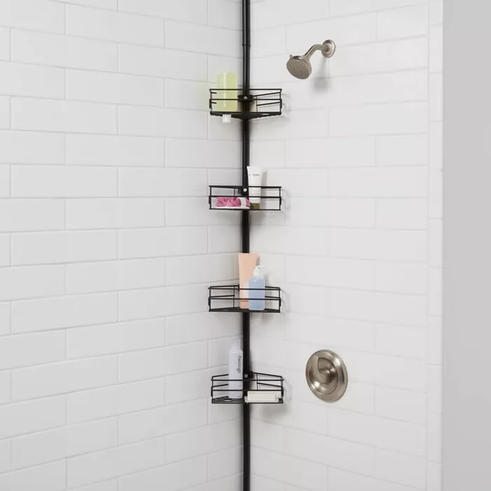 Steel Corner Pole Caddy - Made By Design™