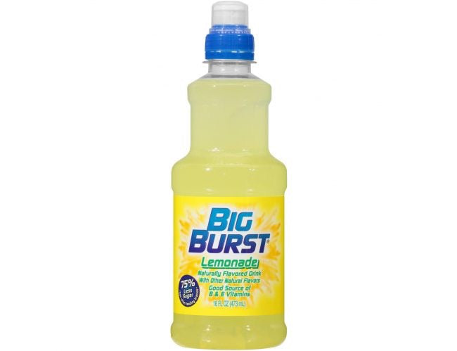 Big Burst Lemonade Flavored Drink, 16 Oz DLC: JUILLET/20