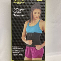 Athletic Works 5 Zipper Waist Trimmer  FITS WAIST SIZES 25"- 50"