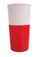 
              Biggdesign Vacuum Sealed Travel Mug, 450 Ml, BPA Free, Vacuum Cover, All Drinks, Red White Color, Snowman Pattern
            