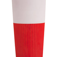 Biggdesign Vacuum Sealed Travel Mug, 450 Ml, BPA Free, Vacuum Cover, All Drinks, Red White Color, Snowman Pattern