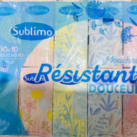 Mouchoirs sublimo résistants douceur