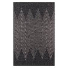 2'x3' Zig Zag Loomed Accent Rug Charcoal - Momeni