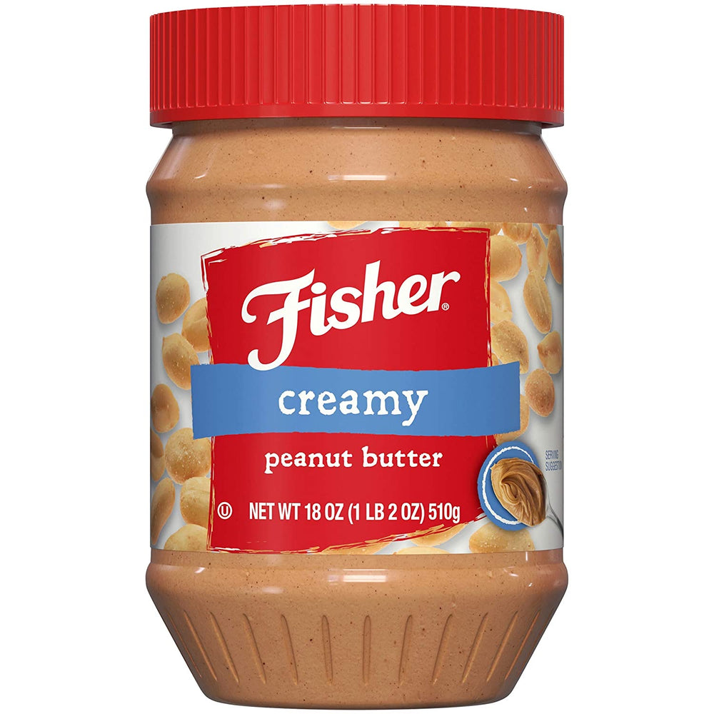FISHER Snack Creamy Peanut Butter, DLC: JUILLET/2021