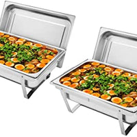 Ktaxon Chafing Dishes Set, 8 Quart Rectangular