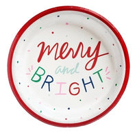 30ct 6.75" Merry & Bright Snack Plate – Spritz™