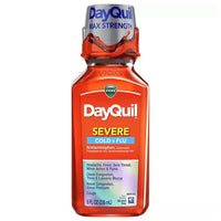 Vicks DayQuil Severe Max Strength Non-Drowsy Alcohol Free Cold & Flu Liquid, 236mL DLC: 09/24