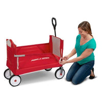 Radio Flyer 3 in 1 EZ Fold Wagon with Canopy - Red (1+ years)