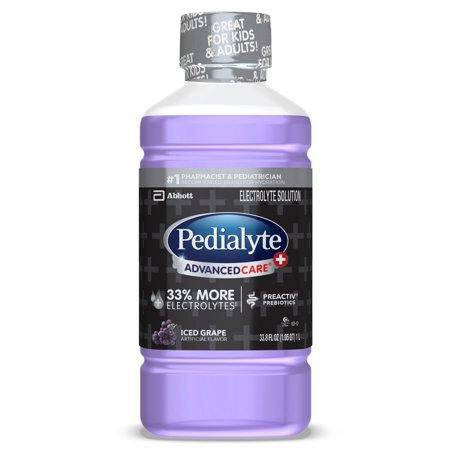 Pedialyte AdvancedCare Plus Electrolyte Solution - Iced Grape 1L DLC:1MAY/22