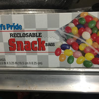 Chef’s pride Reclosable snack 50 Bags
