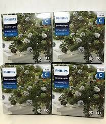 Philips 30ct Battery Operated Christmas LED Dewdrop String Lights with Pine-Cones Warm White