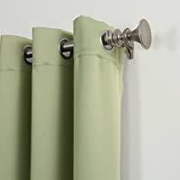 254cm x 213cm Kenneth Extra Wide Blackout Grommet Top Door Curtain Panel Green - Sun Zero