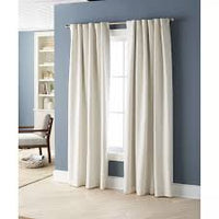 
              127cm x 213cm Edalene Blackout Curtain Panel Almond Cream Two Panel
            