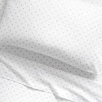 2 Places Queen Easy Care Printed Pattern Sheet Set Gray Dot - Room Essentialsa