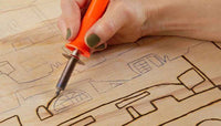 
              Kit de combustion du bois, outil professionnel de stylo à bois, outils créatifs de bricolage, brûleur à bois pour gaufrage/sculpture/pyrogravure, convient aux débutants, aux adultes
            