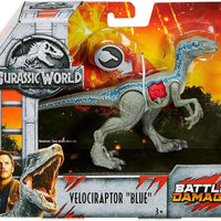 Jurassic World Battle Damage Velociraptor "Blue"