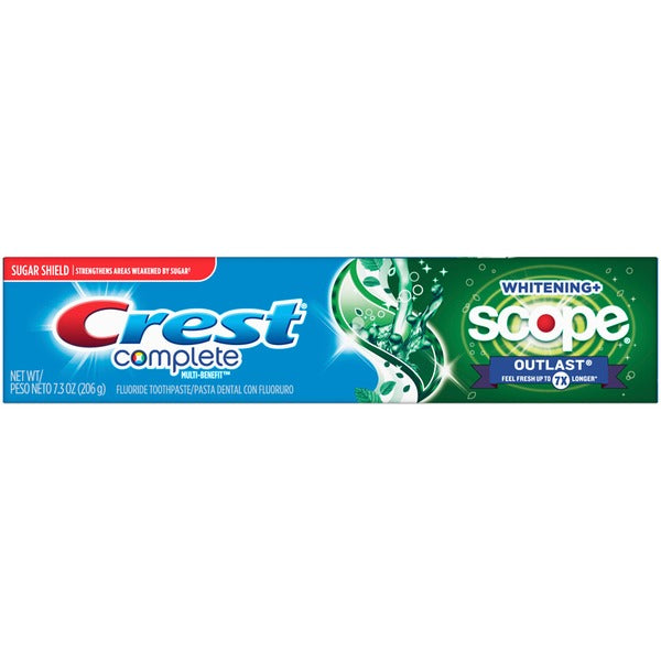Crest Complete Whitening Scope Toothpaste 7.3OZ/206G DLC:Sept21