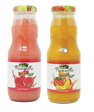 Pocasville Pink Guava Nectar 250mL DLC: 17/AOÛT/2021