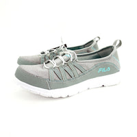 Fila Women's (sz 7) Memory Pilota Foam Slip Sneaker - Grey/White