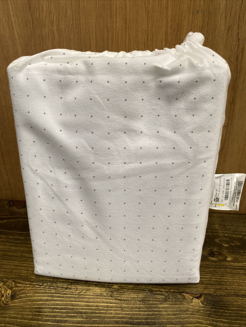 2 Places Queen Easy Care Printed Pattern Sheet Set Gray Dot - Room Essentialsa