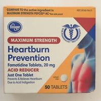 Kroger® Maximum Strength  Heartburn Prevention, 50 Tablets