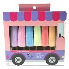 Yoobi 6 Pack Ice Cream Sidewalk Chalk Non Toxic Multi Color ...