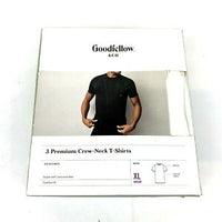 Goodfellow 3 White Premium Crew Neck T Shirts Mens Size M