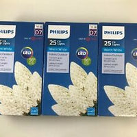 Philips 25ct LED Christmas Faceted C9 String Lights Warm