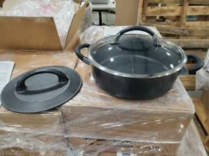 Circulon Hard Anodized 4-qt Covered Sautuese Black