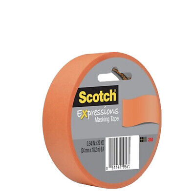Scotch 3M Expressions Masking Tape Orange