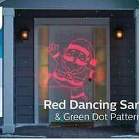 Philips Christmas Laser Projector Dancing Santa Red and Green