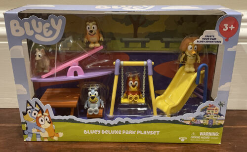 NEW Bluey Deluxe Park Playset