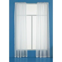 
              Room Essentials Sheer White Curtain Panel 60" x 63" Rod Rocket Panel
            