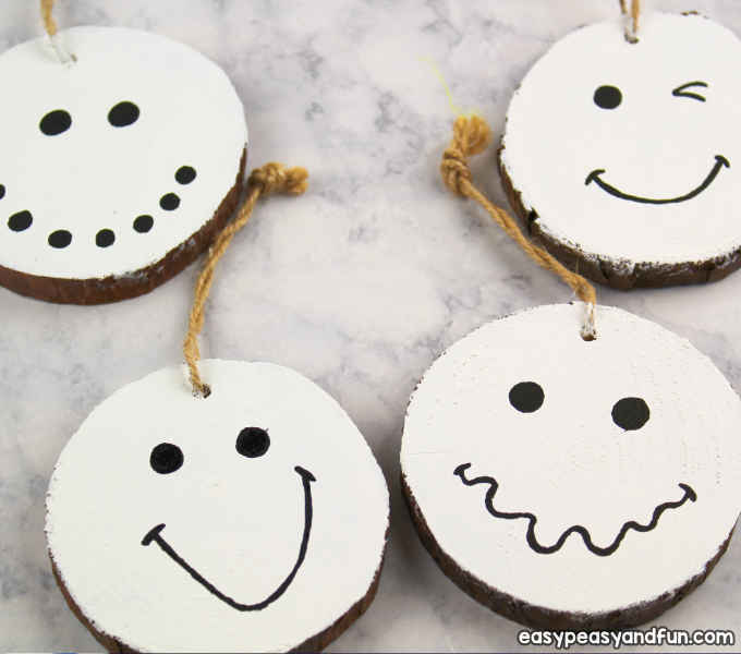 Ornaments Felt Snowman & Snowflake - Bullseye's Pl