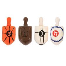 4ct Hanukkah Dreidel Sports Party Favors