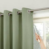 254cm x 213cm Kenneth Extra Wide Blackout Grommet Top Door Curtain Panel Green - Sun Zero
